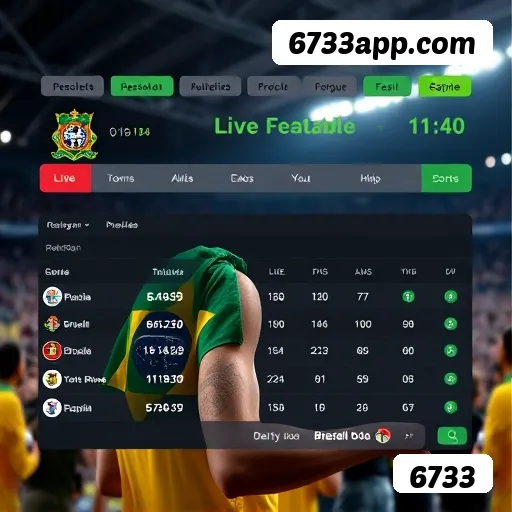 Aplicativo móvel 6733 para iOS e Android